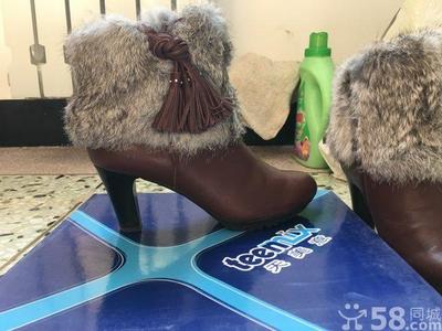 闲置9成新天美意二棉鞋，保暖舒适，哈尔滨地区转让